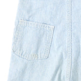 Vintage OshKosh light blue fine stripe engineer red label overalls - 3/4T