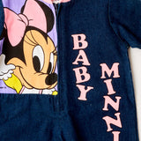 Vintage Baby Minnie NWOT chambray jumpsuit romper • Size 3/9 months