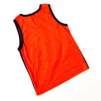 2002 Spider-Man NWOT orange tank top size small — good for 5/7