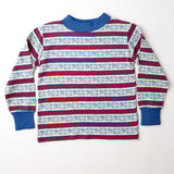 Vintage 80’s Health-tex football theme knit long sleeve tee • Size 5