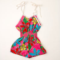 Vintage Carrots brand bright floral sunsuit SIZE 6!!