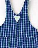 Vintage OshKosh Plaid Overalls with Anchor Patch - 18m/2T