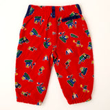 Vintage OshKosh Construction Mice AOP corduroy bubble pants - 18 months