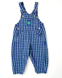 Vintage OshKosh Plaid Overalls with Anchor Patch - 18m/2T