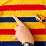 Vintage Health-tex 70’s chunky stripe knit turtleneck • size 2/3T