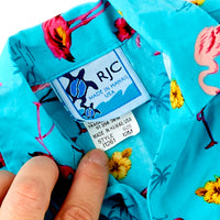 RJC Hawaii flamingo print button down shirt • Baby to 12 months