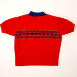 Vintage OshKosh deadstock red wagon AOP pants + shirt set - Size 4T