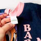 Vintage Baby Minnie NWOT chambray jumpsuit romper • Size 3/9 months