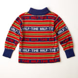 Vintage Health-tex 70’s half time spellout knit long sleeve shirt • Size 3t+/-