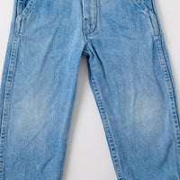 Vintage OshKosh light wash denim paper tag overalls - 3T