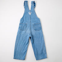Vintage OshKosh light wash denim paper tag overalls - 3T