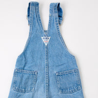 Vintage OshKosh light wash denim paper tag overalls - 3T