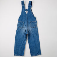 Vintage OshKosh dark wash distressed overalls - 4T