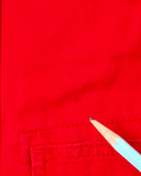 Vintage Y2K OshKosh primary red shortfalls - 3/4T