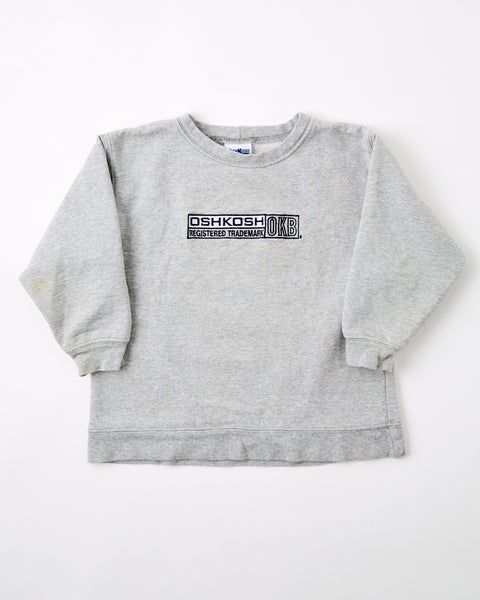 Vintage OshKosh OKB gray logo crewneck - Size 4T