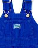 Vintage OshKosh Primary Blue Shortalls - 3T