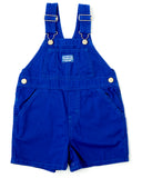 Vintage OshKosh Primary Blue Shortalls - 3T