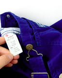 Vintage OshKosh Primary Blue Shortalls - 3T
