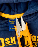 Vintage 90's/Y2K OshKosh B'Gosh logo zip-up hoodie - Size 6/9 months