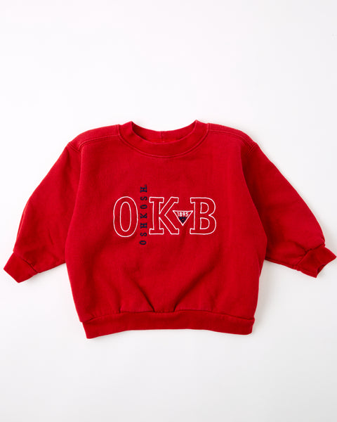 Vintage OshKosh 90's OKB logo crewneck- Size 2t