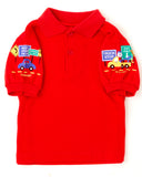 Vintage Oshkosh Primary Color Cars + Signs Polo - 24m