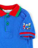 Vintage Oshkosh Color Block Embroidered Bears Polo  - 18m/24m