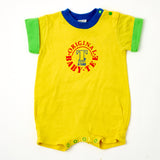 Vintage Baby Gitano Original Baby Tee Color Block Romper - 6/12m