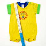 Vintage Baby Gitano Original Baby Tee Color Block Romper - 6/12m