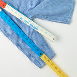 Vintage Sears Engineer Stripe Overalls with Rainbow Patch - 18m/2T