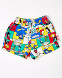Vintage Cherokee Color Block Comic Book Print Shorts - 12ms to 2T shorties