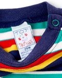 Vintage Color Block Stripe Shirt - 12/18m