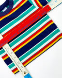 Vintage Color Block Stripe Shirt - 12/18m