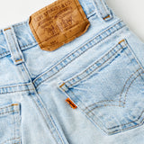 Vintage Levi's 550 Orange Tab light wash shorts · Size 5