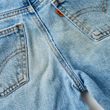Levi's 560 Orange Tab Loose Fit Regular lighter wash denim shorts · 7x