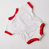Vintage 1992 San Francisco 49'ers ringer romper · 6-12 months