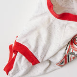 Vintage 1992 San Francisco 49'ers ringer romper · 6-12 months
