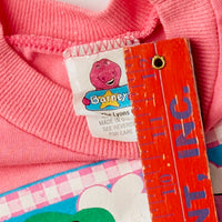 Vintage Barney apple picking puff sleeve peplum top · size 4/5T