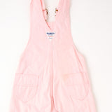 Vintage OshKosh 80's  pink pleated front overalls size 6