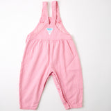 Vintage OshKosh pink engineer stripe bubble overalls 24m/2t