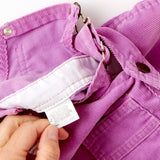 Vintage Oshkosh light purple corduroy pleated front overalls size 12 months