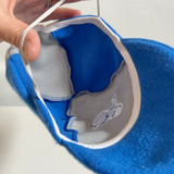 NWOT Detroit Lions fleece hat with chin strap infant (up to 12 M)
