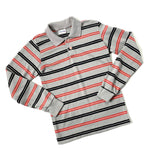 Vintage Health-tex Our Gang striped long sleeve polo, size 8/10