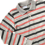 Vintage Health-tex Our Gang striped long sleeve polo, size 8/10