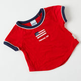Vintage OshKosh USA 90's baby ringer tee · 0-6 months