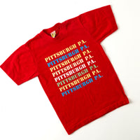 Vintage single-stitch Pittsburgh souvenir tee - Size 6x