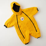 Vintage Steelers fully reversible fleece and jacket material baby bunting · 6/9 months