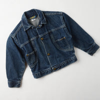 Vintage OshKosh denim moto style jacket · Size 5