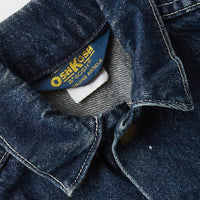 Vintage OshKosh denim moto style jacket · Size 5