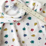Vintage OshKosh fall and winter tone flowers and leaves turtleneck shirt · Size 5
