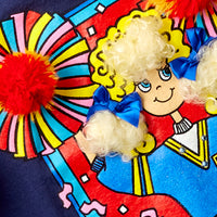Vintage Tickle Me 3D pom pom cheerleader Rah Rah sweatshirt · Size 5/6